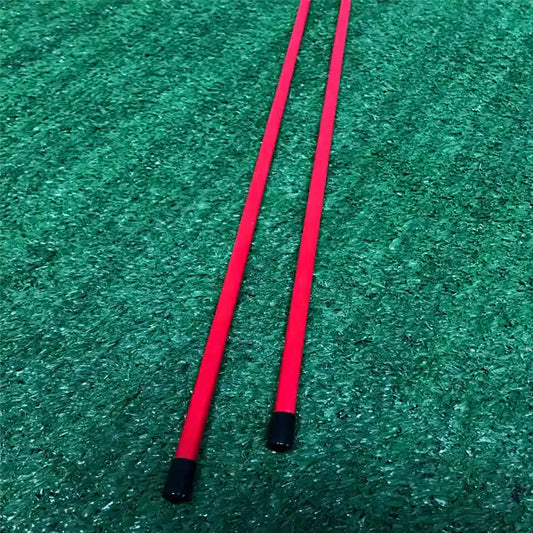 Golf Gear -Alignment Sticks Folding 2-Pack Red