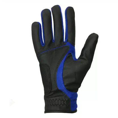 Onyx - Perfect Fit Kids Golf Glove RH One-Size - Black-Blue