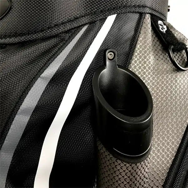 Onyx - Spyder Golf Bag - Black, Grey & White