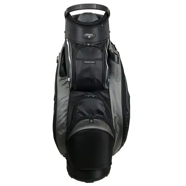 Onyx - Spyder Golf Bag - Black, Grey & White