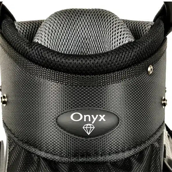 Onyx - Spyder Golf Bag - Black, Grey & White