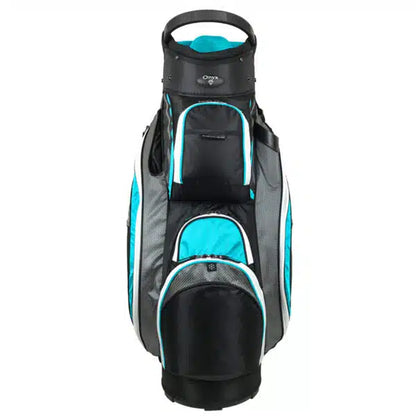 Onyx - Spyder Golf Bag – Aqua, Grey & Black