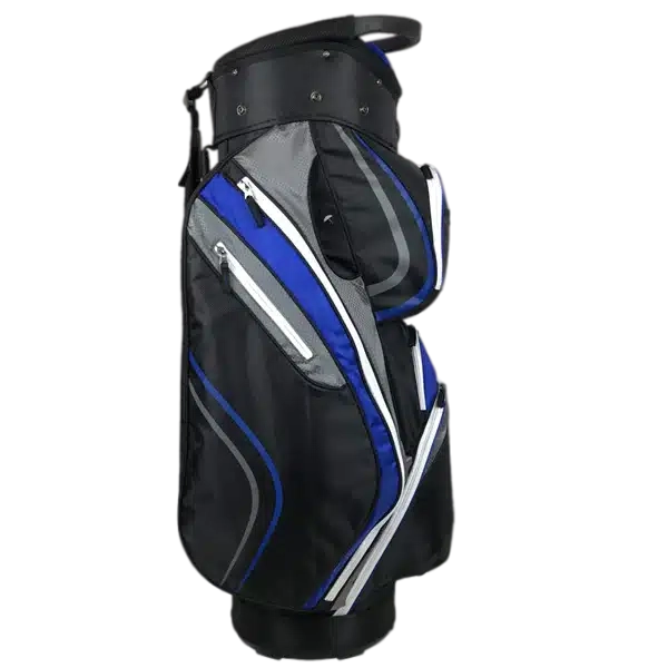 Onyx - Spyder Golf Bag – Black, Grey & Royal Blue