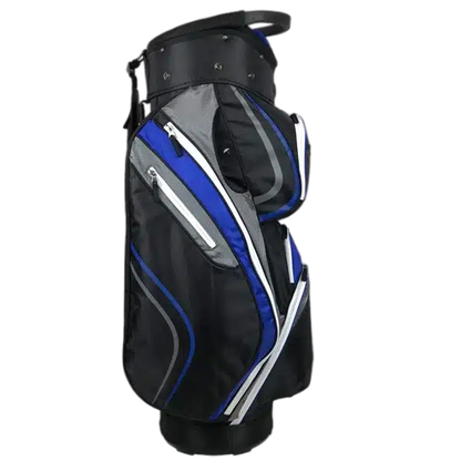 Onyx - Spyder Golf Bag – Black, Grey & Royal Blue