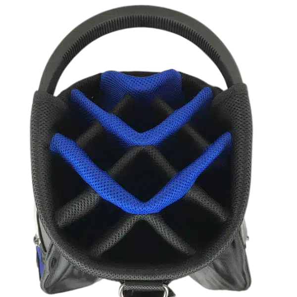 Onyx - Spyder Golf Bag – Black, Grey & Royal Blue