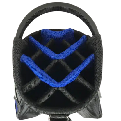 Onyx - Spyder Golf Bag – Black, Grey & Royal Blue