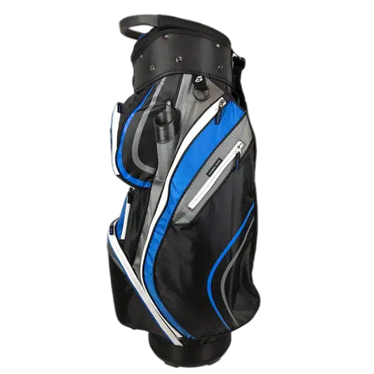 Onyx - Spyder Golf Bag – Black, Grey & Sky Blue