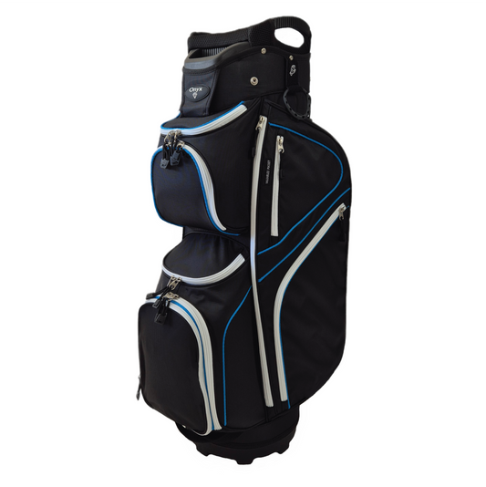 Onyx Custom Golf Bag – Black/Sky