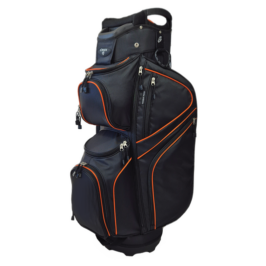 Onyx Custom Golf Bag – Black Orange