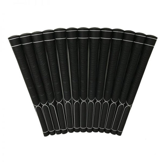 Onyx - Black Rubber Golf Grips - Set of 13