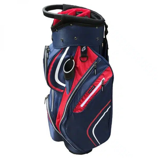 Onyx -Spyder Golf Bag – Navy, Red & White