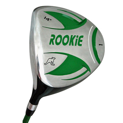 Rookie - Kids Golf Set LH - 6 Piece Green 7 to 10 YRS