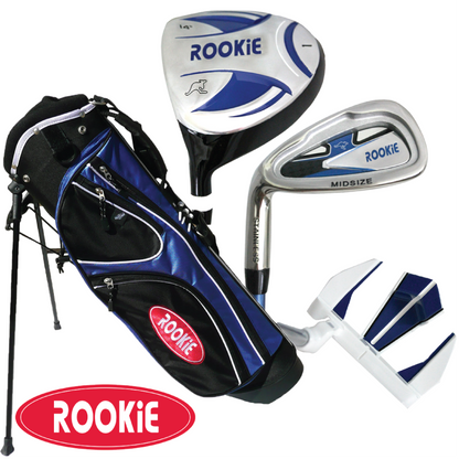 Rookie - Kids Golf Set LH - 4 Piece Blue 4 to 7 YRS