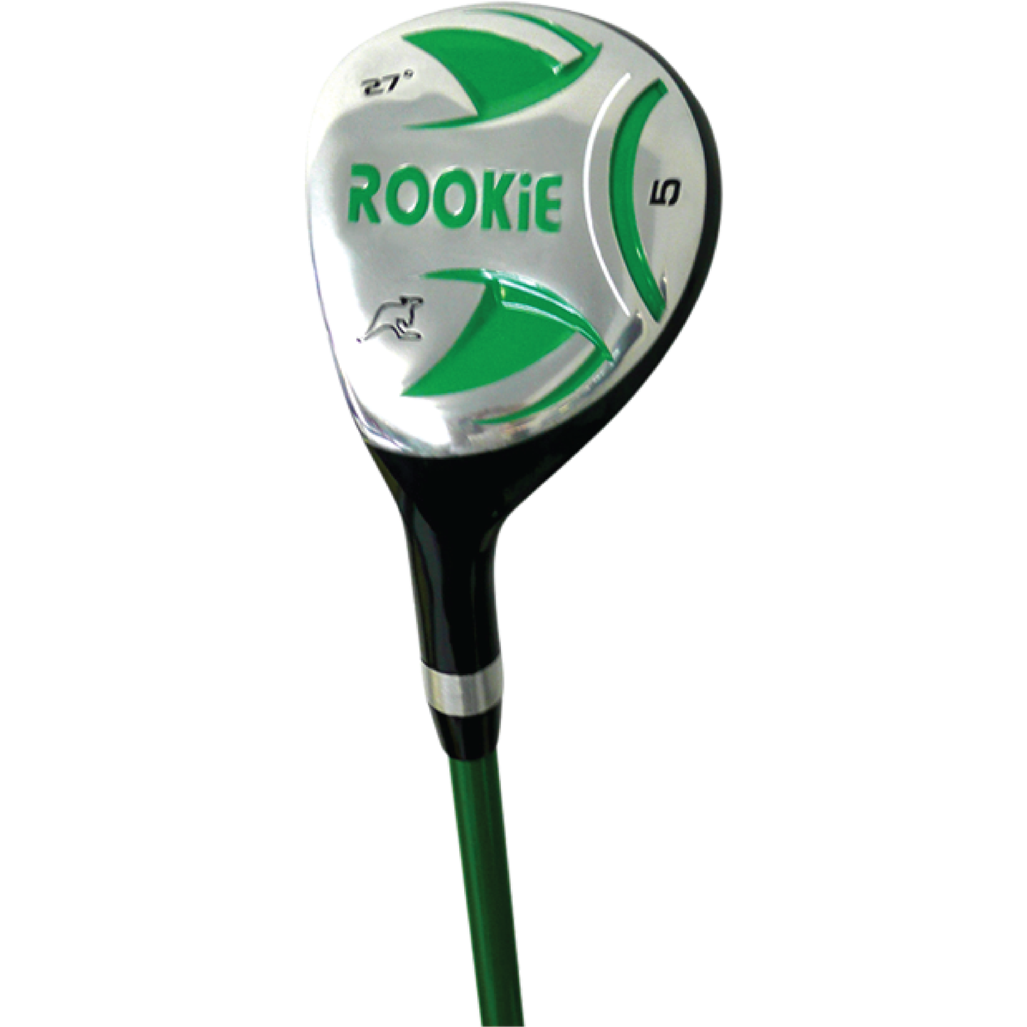 Rookie - Kids Golf Set LH - 3 Piece Green 7 to 10 YRS