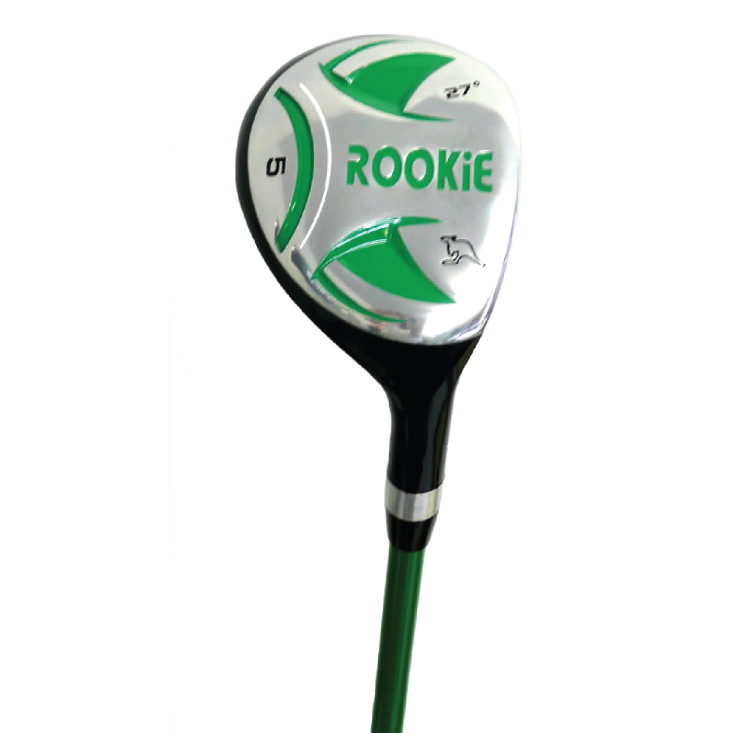 Rookie - Kids Golf Set RH - 5 Piece Green 7 to 10 YRS