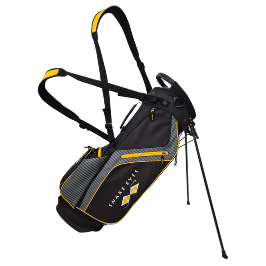 Snake Eyes Golf Stand Bag - Black & Yellow