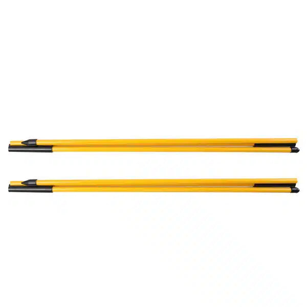 Golf Gear -Alignment Sticks Folding 2-Pack Yellow