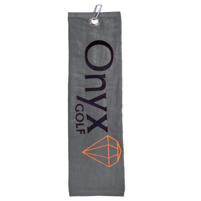 Onyx - Golf Towel - Grey