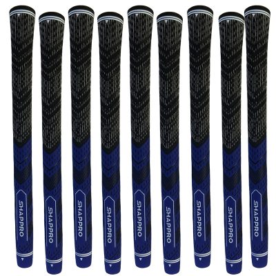 Shappro - Dual Compound Golf Grips - Set of 9 - Blue