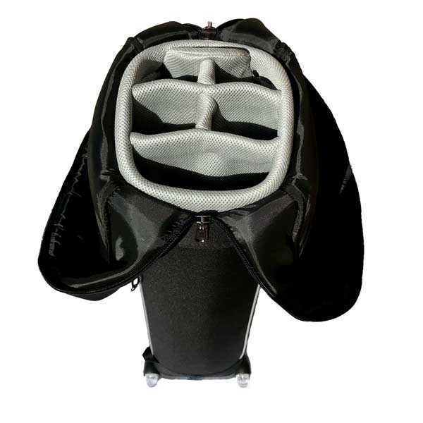 Onyx - Roller Golf Travel Bag – Black/Grey