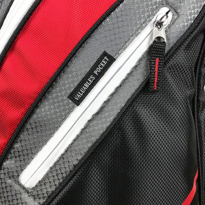 Onyx - Spyder Golf Bag - Black, Red & Grey