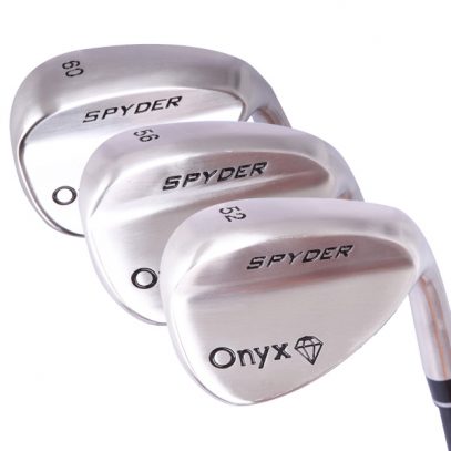 Onyx - Spyder Bite Wedge - 3 Piece Set with Steel Shafts